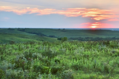 Sundown on the Prairie